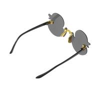 Ciieeo Duck Sunglasses for Boys Adorable Rimless Protection Sunglasses Fun Dress Up Party Accessories Cute Animal for Outdoor Adventures and Photography Props Black and Gray