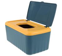 Ciieeo Dustproof Tissue Box Cover Case with Lid Plastic Wet Wipes Dispenser for Desktop Organizing Workspace or Living Room Compact Design Modern Style