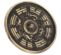 Ciieeo Eight Diagrams Mirror Chinese Traditional Copper Eight Diagrams Mirror Ornament 85mm Copper Delicate Chic Exorcism Blessing Home Decoration