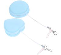 Ciieeo Electronic Screen Cleaner Wipes Multiple Uses Including Decorative Keychain Pendant 2pcs with Pp and Silicone Material Blue Colour for Phone Screens and Eyeglasses