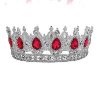 Ciieeo Elegant Wedding Bride Crown Hair Accessory with Zinc Alloy and Rhinestone, Chic and Gorgeous Bridal Headdress for Prom and Wedding Occasions