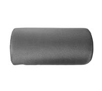 Ciieeo Ergonomic Footrest Cushion for Leg and Foot Support with Luxury Comfort, Half-Cylinder Design Made of Cotton and Polyester, for Desk and Train Use, Black Colour