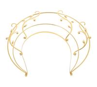 Ciieeo Eye-catching Headpiece Hairband Classic Vintage Alloy Well Crafted Hand-made Craft Elegant Female Bridesmaids Wedding Carnival Hair Accessory