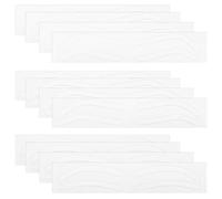 Ciieeo Eyebrow Stencil Kit 12 Sheets with Comprehensive Tape Accessories for Reusable Brow Shaping Templates Suitable for Women and Eyebrow Training