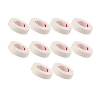 Ciieeo Eyelash Extension Tape Skin Friendly for Women Breathable 10 Rolls Non-woven Fabric Lash Tape Line, Can be Cut into Shape and Size, for Eyelash Extension Application