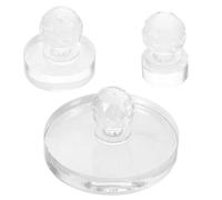 Ciieeo Eyeshadow Pressing Tool Plastic Makeup Stamper 3pcs for Blusher and Powder to Prevent Messy Spills and Restore Broken Powders, for Daily Use and Travel by Beauty Enthusiasts