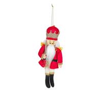 Ciieeo Fabric Christmas Tree Decor Whimsical Holiday Nutcracker Figure for Timeless Holiday Traditions and Party Supplies