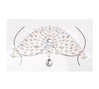 Ciieeo Face Body Jewels Stick on Makeup Gems Stickers 1 Sheet Acrylic Diamante Crystal Face Gems for Festivals Party Makeup Decorations