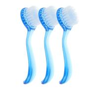 Ciieeo Facial Cleansing Brush 3Pcs Manual Ox Horn Goat Hair Face Scrubber for Sensitive Skin Deep Cleaning and Dead Skin Removal