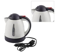 Ciieeo Fast Heating Electric Tea Kettle Car Use Auto-off 12v No Plastic Stainless Steel