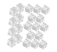 Ciieeo Faux Ice Cubes for Fish Tanks with Realistic Appearance Fake Ice Cubes 50pcs Acrylic Square Shape Reusable Decorative and Photography Props