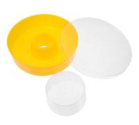 Ciieeo Feeder Water Feeder Plastic Material and Yellow Colour, Drowning, for Beekeeping Water Dispenser and Beehive Drinking Bowl