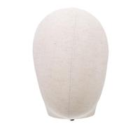 Ciieeo Female Mannequin Head Dress Form with Hat-friendly Design Non-deforming Material Wig Styling Display Stand for Salon Store Home Lifelike Skin Tone Beanie and Jewelry Holder