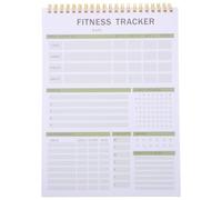 Ciieeo Fitness Journal Notebook Workout Log Paper White Daily Tracking Book for Goal Tracking and Self-improvement Exercise Fitness Planner