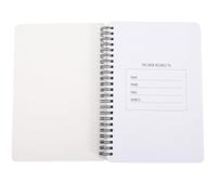 Ciieeo Fitness Journal Workout Notebook Spiral Binding Paper Tracking Fitness Progress Recording Measurements Notepad for Men Gym Planning