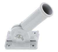 Ciieeo Flagpole Mounting Bracket Heavy Duty Adjustable Wall Mounted Flag Pole Holder for Outdoor Display 180-Degree Rotation