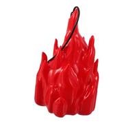 Ciieeo Flickering Fire Effect Light for Home Outdoor Cozy Night Lighting for Camping Parties Decor Stylish LED Fireplace Lighting for Halloween Christmas