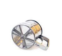 Ciieeo Flour Sieve Cup Stainless Steel Mesh Flour Sifter for Icing Sugar Cake Baking and Kitchen Strainer for Bread Pizza Dough Cookies 6.10 X 4.13 X 3.74 in