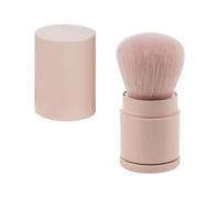Ciieeo Fluffy and Plastic Handle Blush Powder Brush with Soft Fiber Hair for Makeup Setting and Cosmetic Use Gentle on Smooth Skin for Women and Ladies