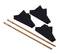 Ciieeo Flute Cleaning Rod and Cloth Set Maple Wood Rod with Cleaning Cloths for Absorbing Moisture Flute Interior