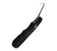 Ciieeo Foldable Ice Skate Lace Tightener Tool Roller Skate Shoelace Tightener Ergonomic Design Stainless Steel Pp Material Easy to Use Black for Hockey and Ice Skating