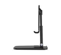 Ciieeo Foldable Phone Supporter Adjustable Aluminum Alloy Cell Phone Stand Holder Black 1Pc Hands-Free Anti-Slide Bottom Design for Smartphones and Tablets on Table