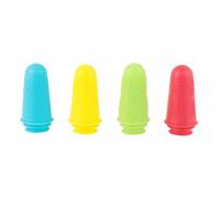 Ciieeo Food-Grade Silicone Heat-Proof Finger Sleeves, Skidproof Industrial Finger Covers, 12pcs Mixed Sizes Set for Work and Protection