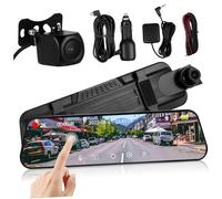 Ciieeo Full Dash Cam with Dual Lens Front Rear Camera Wifi GPS High Definition Backup Recorder for Cars with Parking Monitoring Emergency Recording