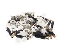 Ciieeo Furniture Connectors Kit with Embedded Rods for Wardrobe and Cabinet Fixing Screws Furniture Fitting Dowels for Enhanced Stability and Secure Assembly