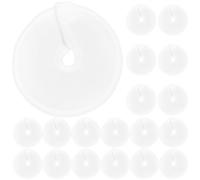Ciieeo G Shape Tube Pads Holders Soft Breathable Abdominal Feeding Tube Button Covers Reusable Washable Nursing Care Protection 7.50X7.50X0.20In 28 Pack