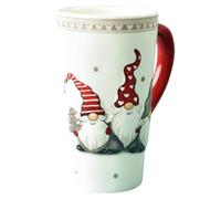 Ciieeo Giant Mug Christmas Theme Insulated Ceramic Cup Large Capacity for Coffee Tea Water Ideal Present for Gonk Xmas Mug