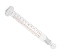 Ciieeo Glass Measuring Cylinder with Frosted Plug Thick Borosilicate Lab Graduated Cylinder for Experiment Round Base Stable Chemistry Glassware for Professional and Home Use