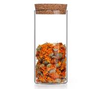 Ciieeo Glass Storage Jar 300ml Air Tight Jar Lid Sealed Food Containers Borosilicate Glass Cork Seal Home Kitchen Storage Tank