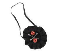 Ciieeo Gothic Eye Patch for Adults, Single Eye Cover Reusable Pirate Eyepatch, Lolita Punk Masquerade Half Mask Cosplay Accessory for Halloween Costume and Role Play