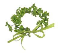 Ciieeo Green Shamrock Headband for Saint Patrick's Day with Plastic and Resin Material, Delicate Design Suitable and Photo Prop for Parties and Celebrations