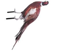 Ciieeo Ground Insert Acrylic Garden Pheasant Stake for Flower Pot and Park, Lifelike Pheasant Shape with Realistic Appearance, Weather Resistant Double-sided Design, Outdoor Garden