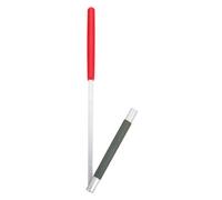 Ciieeo Guitar Fret File Guitar Fret Leveler String Instrument Tool Metal Firm File Comfortable Handle Red Professional and Ukulele