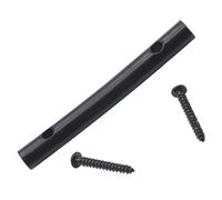Ciieeo Guitar Strings Bar String Retainer Bar Metal with Mounting Screws Black Sleek Minimalist Design Smooth Edges for Electric Guitars
