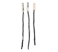 Ciieeo Hair Bun DIY Accessories Simple to Operate with Iron Wire and Polyester Material 3pcs Pearls Hair Bun Maker Easy to Use for Women and Girls Suitable for Dance Party and Going out