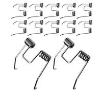 Ciieeo Hair Clipper Spring Pack of 12 Stainless Steel Clip Maintenance Accessory for Daily Grooming and Barber Shop Trimmers