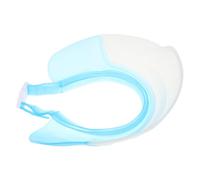 Ciieeo Hair Washing Shield for Babies, Lightweight Soft Silicone Shower Cap with Adjustable Back Strap and Leakproof Edge, for Bathtime and Daycare Use
