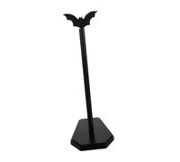 Ciieeo Halloween Bat Paper Towel Holder Stand Retro Wooden Coffin Design with Detachable Feature Artistic Gothic Kitchen Bathroom Roll Organizer for Themed Events and Home Decor