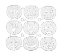 Ciieeo Halloween Pumpkin Metal Die Cuts Halloween Pattern Cutting Dies Scrapbooking Stencil Template Moulds for Card Making DIY Album Paper Embossing Tool