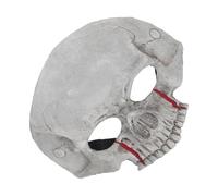 Ciieeo Halloween Skull Foam Half Mask for Adults Halloween Skeleton Mask Party Prop for Horror Cosplay and Masquerade