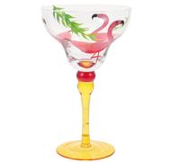 Ciieeo Hand Painted Goblet Glass for Wine, Whiskey and Cocktails | Glass Material, Vintage Style, Smooth Surface, Giftable Design, for Bars and Dining Table Setups