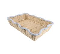 Ciieeo Hand-woven Storage Basket Snack Containers Paper Rope Small Basket for Pantry Household Iron