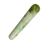 Ciieeo Handheld Massage Sticks Acupoint Massager Stick Jade Material Retro Style Round Edges and Pointed Side for Body Tension Relief After A Long Walk