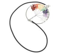 Ciieeo Handmade Elastic Rope Bookmark with Crystal Stone Tree of Life Beaded Wire Band, Multi-use Tree Charm Bookmark for Books and Diaries, Colorful Twisted Work Bracelet