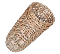 Ciieeo Handwoven Rattan Storage Basket Large Capacity Wicker Organizer for Umbrellas Walking Sticks Golf Clubs Decorative Indoor Entryway Bin