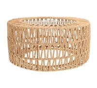 Ciieeo Handwoven Straw Rope Lampshade Large Lightweight Ceiling Light Cover for Bar Counter Tea Room Hanging Lamp